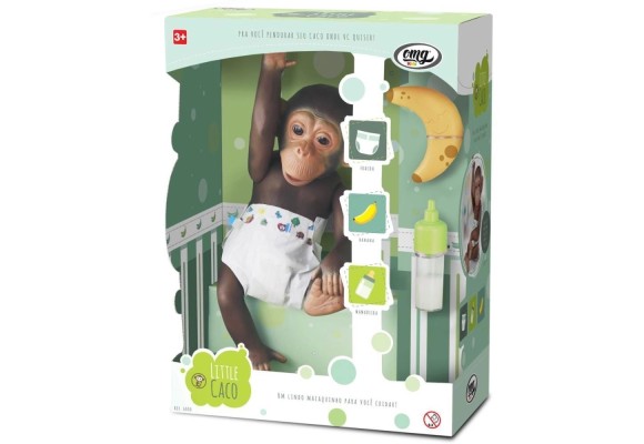 Boneco Little Caco Macaco - OMG Kids